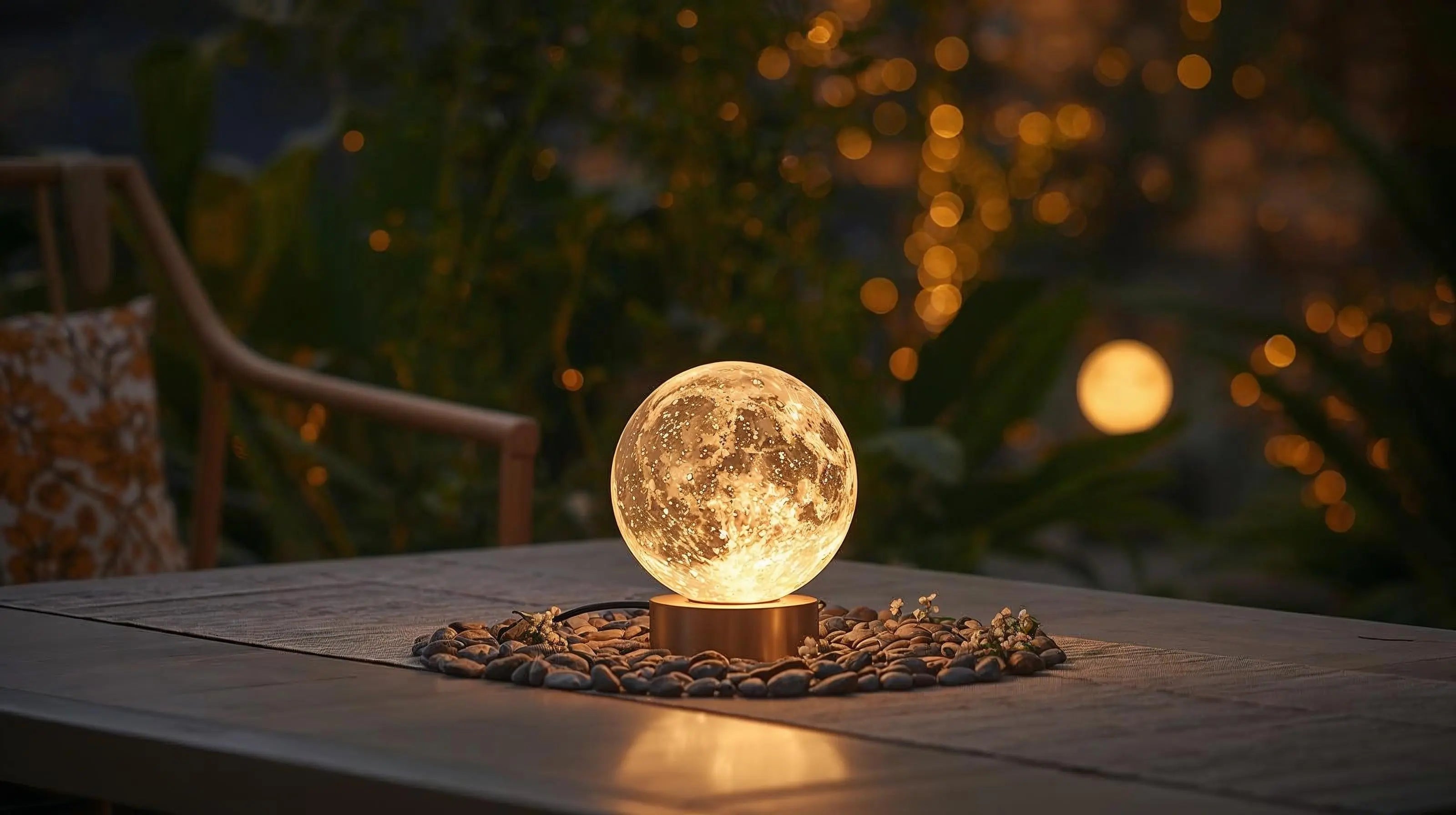 How to Secure a Lamp to an Outdoor Table