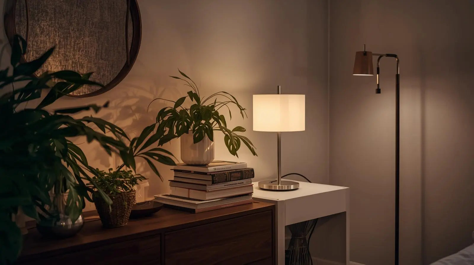 Lamp Styling Ideas for Shelves Tables Corners