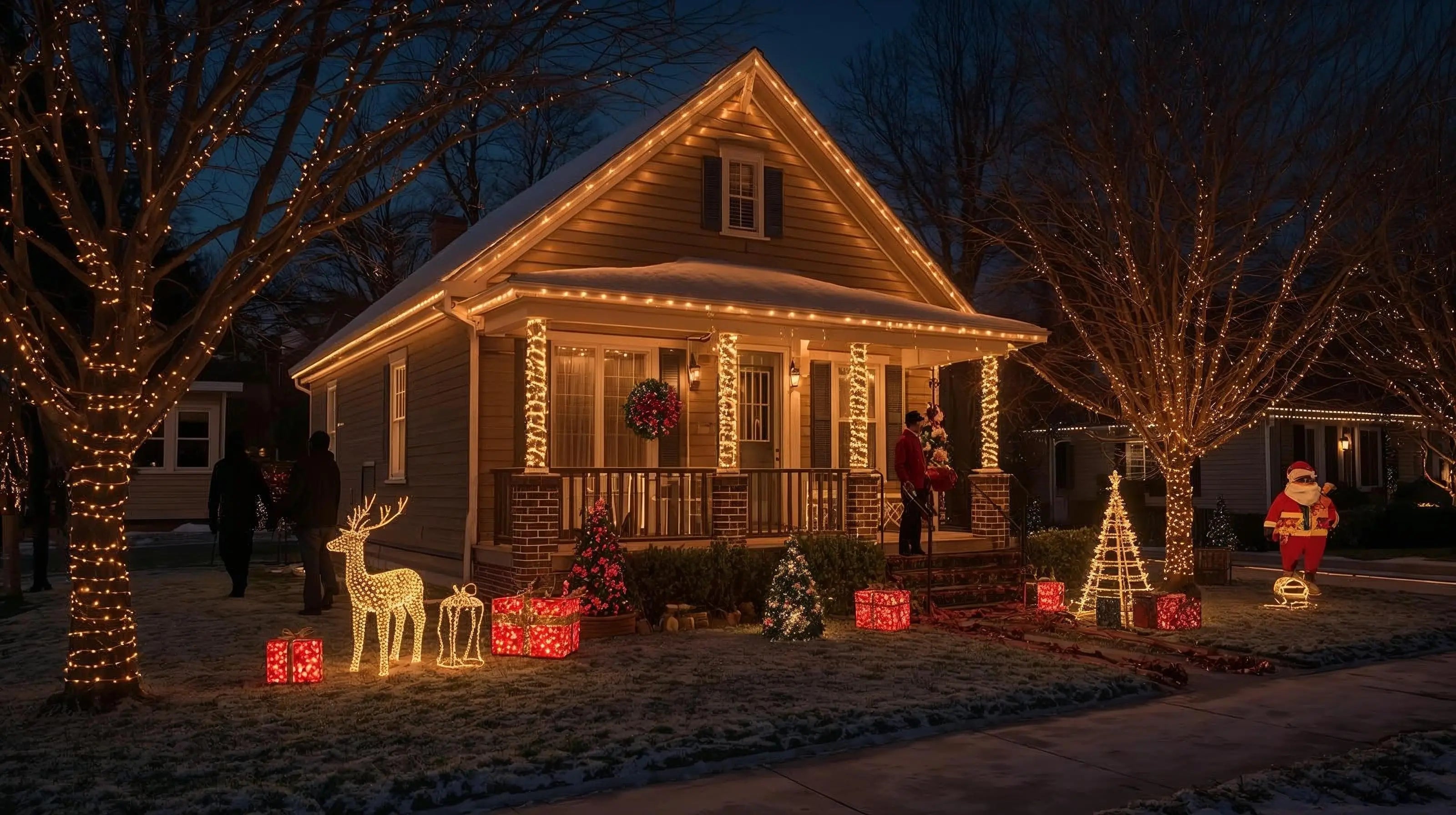 Outdoor Lighted Christmas Decorations: An Easy Way to Light Up Your House.
