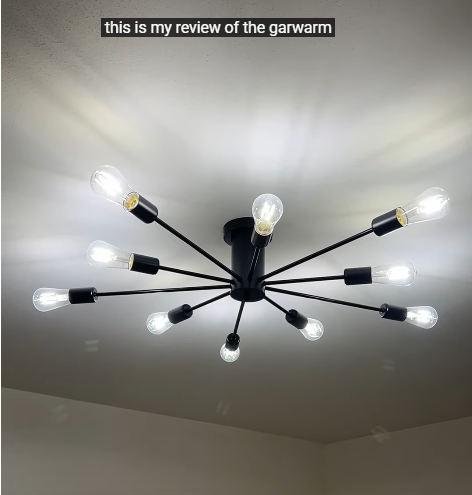 Semi Flush Mount Ceiling Light – Elegant Lighting for Any Room