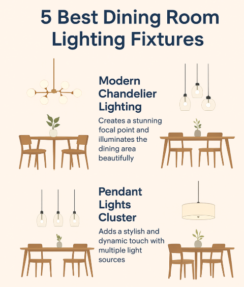 6 Best Dining Room Lighting Fixtures for 2025
