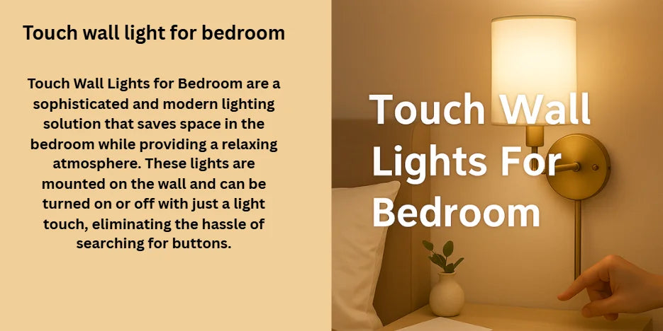 Touch Lamps for Bedroom – Modern, Stylish & Functional Lighting Guide