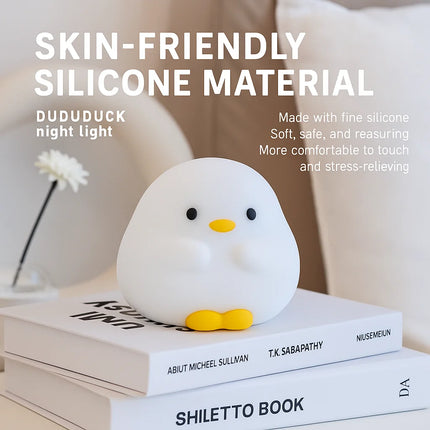 Dundun Duck Bedside Lamp – Rechargeable Night Light For Mother & Baby