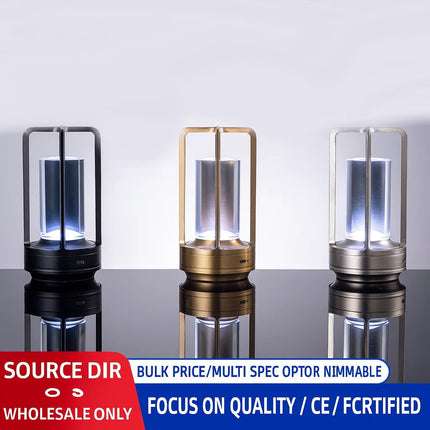 Retro LED Touch Table Lamp – Rechargeable Decorative Atmosphere Light for Bedroom, Bar, Camping, Bedside Use