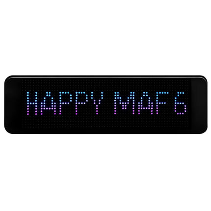 LED Smart Car Stickers – Pony Jumping Flexible Car Screen, Rear Window Expression Display, Remote Control Voice Bluetooth Full Color