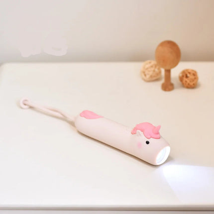 Animal Silicone Flashlight USB Rechargeable Mini LED Night Light Portable Dimmable Lamp for Kids Home