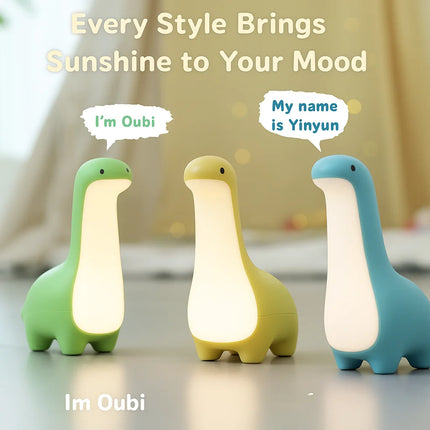 Cute Dinosaur Night Light – USB Baby Bedside Lamp for Kids & Nursery