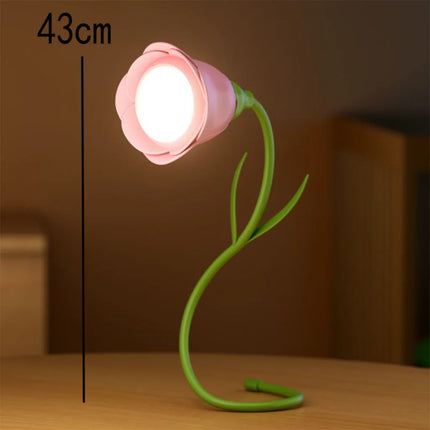 Rose Atmosphere Night Light – Romantic Tulip Bedside Lamp, Valentine’s Day Gift for Couples & Dorm Room Decor
