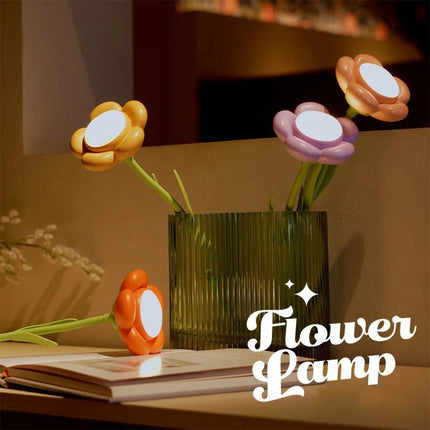 Rose Atmosphere Night Light – Romantic Tulip Bedside Lamp, Valentine’s Day Gift for Couples & Dorm Room Decor