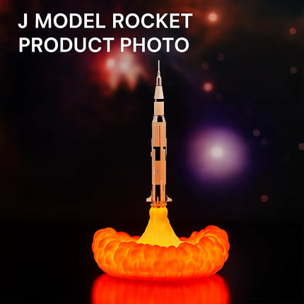 3D Printed Rocket LED Night Light – Creative Cross-Border Gift and Unique Decorative Ornament