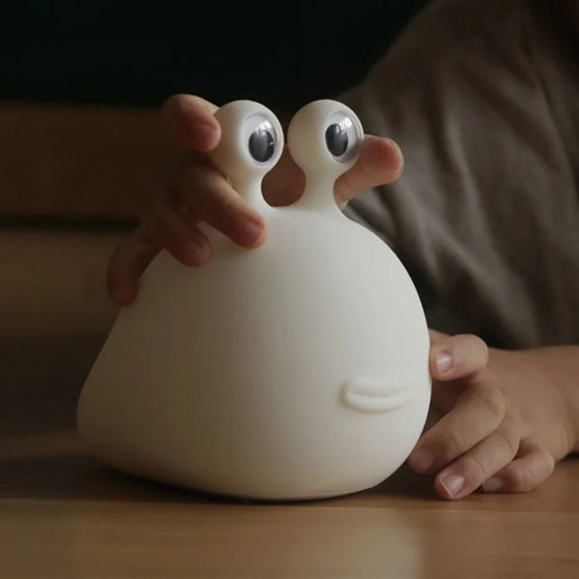USB Charging Silicone Night Light with Timer Fun Bedside Lamp for Baby Feeding & Kids Sleep