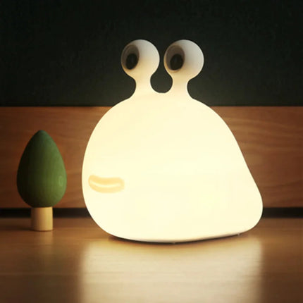 USB Charging Silicone Night Light with Timer Fun Bedside Lamp for Baby Feeding & Kids Sleep