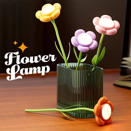 Rose Atmosphere Night Light – Romantic Tulip Bedside Lamp, Valentine’s Day Gift for Couples & Dorm Room Decor