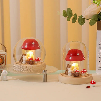 Mushroom ball lamp