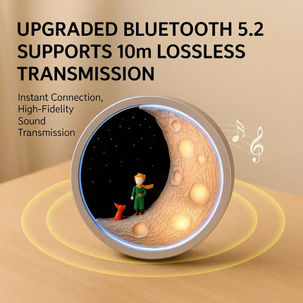 Little Prince Bluetooth Mini Speaker Wireless High-Quality Small Desktop Speaker Home Audio New Gift for Men and Women