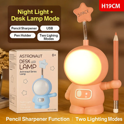 Mini Rabbit LED Desk Lamp Portable Night Light for Home Office Student Travel Bedroom Desktop