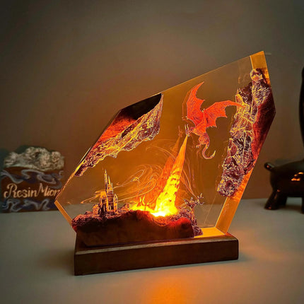 3D Dragon Breathing Fire Lamp

