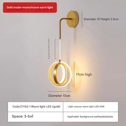 3D LED Clock with Light

