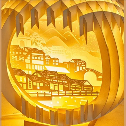 3D Shadow Art Paper Light

