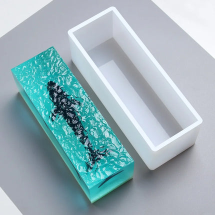 3D Whale Epoxy Rectangle Lamp

