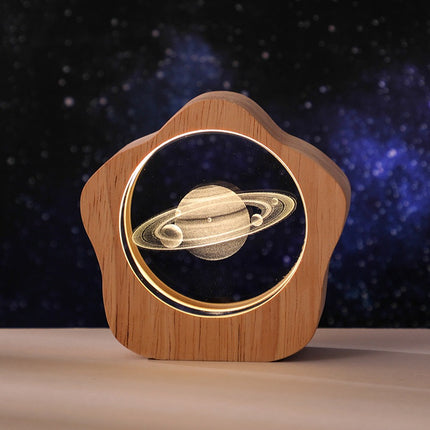 3D car crystal ball night light

