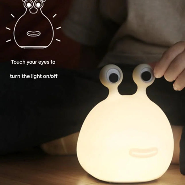 USB Charging Silicone Night Light with Timer Fun Bedside Lamp for Baby Feeding & Kids Sleep