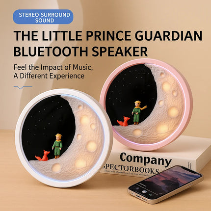 Little Prince Bluetooth Mini Speaker Wireless High-Quality Small Desktop Speaker Home Audio New Gift for Men and Women