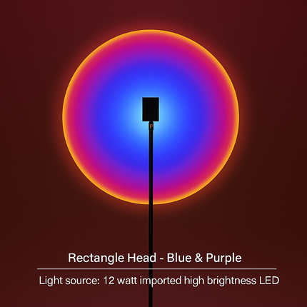 Sunset Floor Lamp – Ambient Lighting for Room & Photography