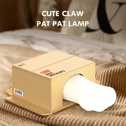 Cat Claw Night Light – Silicone Touch Sensor Bedside Lamp, Cute Rechargeable Desk Lamp, Creative Birthday Gift