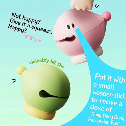 Lightverse Wooden Fish Night Light Creative Pat Lamp Bedroom Sleep Gift for Girls