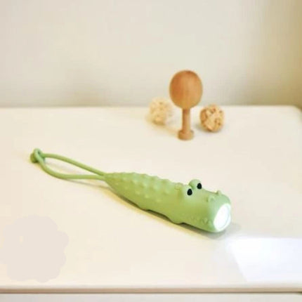 Animal Silicone Flashlight USB Rechargeable Mini LED Night Light Portable Dimmable Lamp for Kids Home