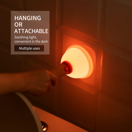 Funny Toilet Suction Night Light – Silicone USB Bedside Lamp for Bedroom Atmosphere
