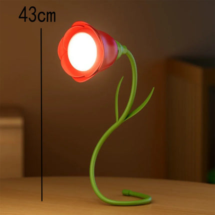 Rose Atmosphere Night Light – Romantic Tulip Bedside Lamp, Valentine’s Day Gift for Couples & Dorm Room Decor