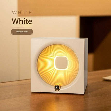 Creative Shuttle Future Night Light LED Rechargeable Stepless Dimming Bluetooth Speaker USB Music Atmosphere Lamp