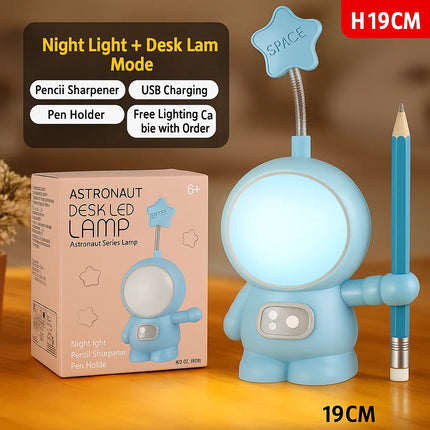 Mini Rabbit LED Desk Lamp Portable Night Light for Home Office Student Travel Bedroom Desktop