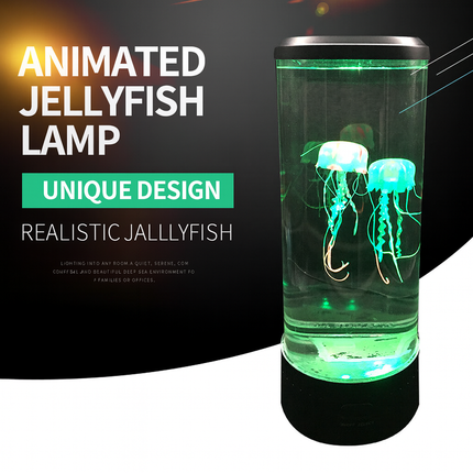 Large Jellyfish Lamp – USB Colorful LED Color-Changing Simulation Aquarium Night Light for Home & Desktop Decor
