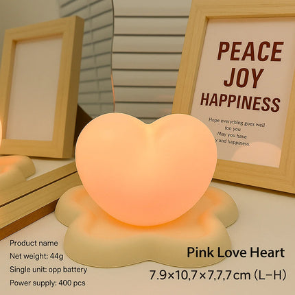 Romantic Love Night Light – Cute Bedside Lamp for Girls, Valentine’s Day Gift & Sleep Atmosphere Light