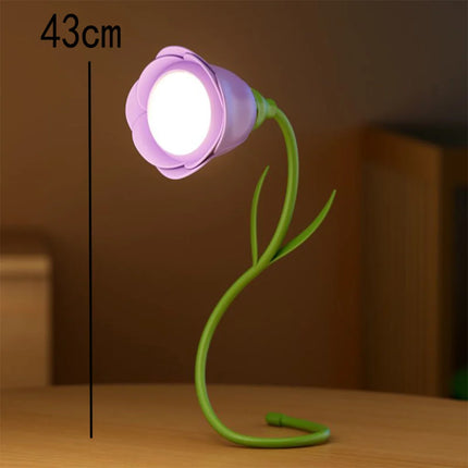 Rose Atmosphere Night Light – Romantic Tulip Bedside Lamp, Valentine’s Day Gift for Couples & Dorm Room Decor