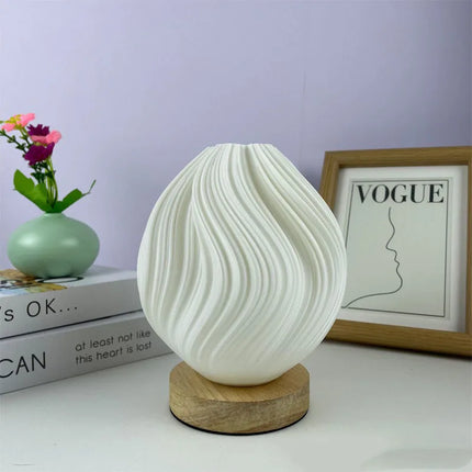 Aesthetic wave pattern lamp

