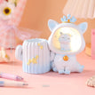 Cactus Pen Holder Night Light - Blue