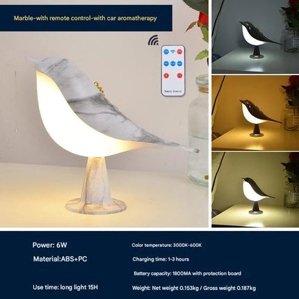 Antique Bird Table Lamp


