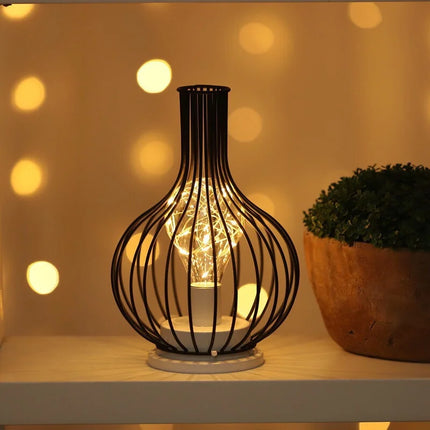 Antique Cage Desk Light

