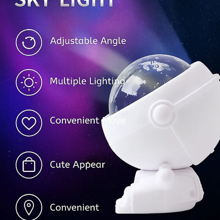 Astronaut star projector light

