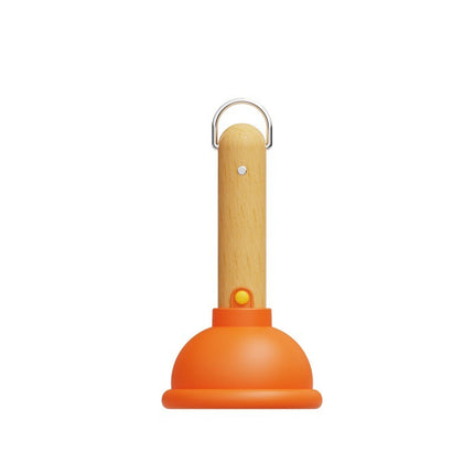 Bathroom decor plunger light

