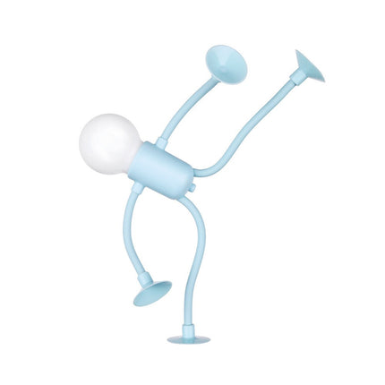 Battery-operated Bubble Man suction lamp

