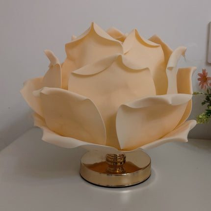 Big rose lamp for bedroom decor

