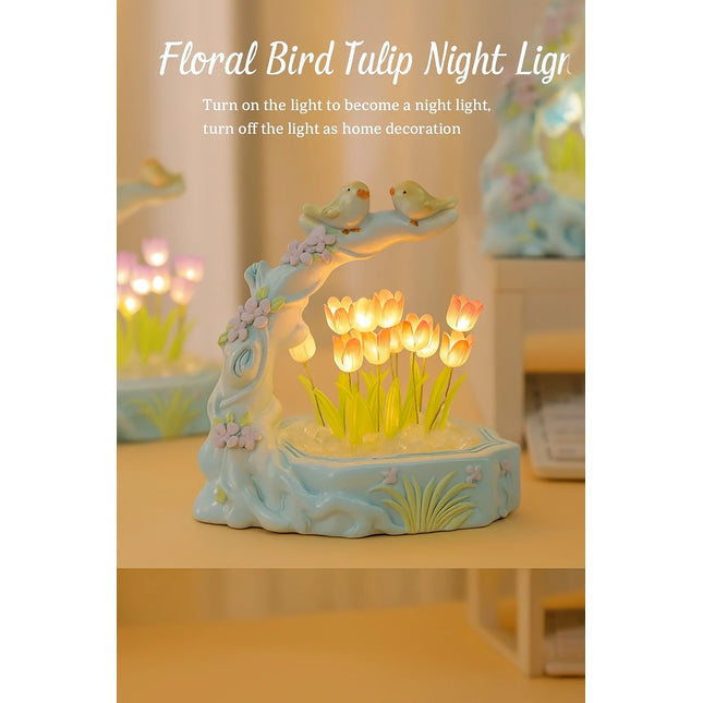 Bird Tulip Lamp