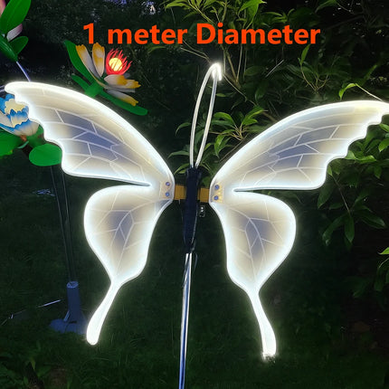 Butterfly shaped solar lanterns

