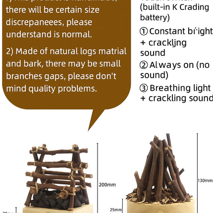 Camping themed table lamp

