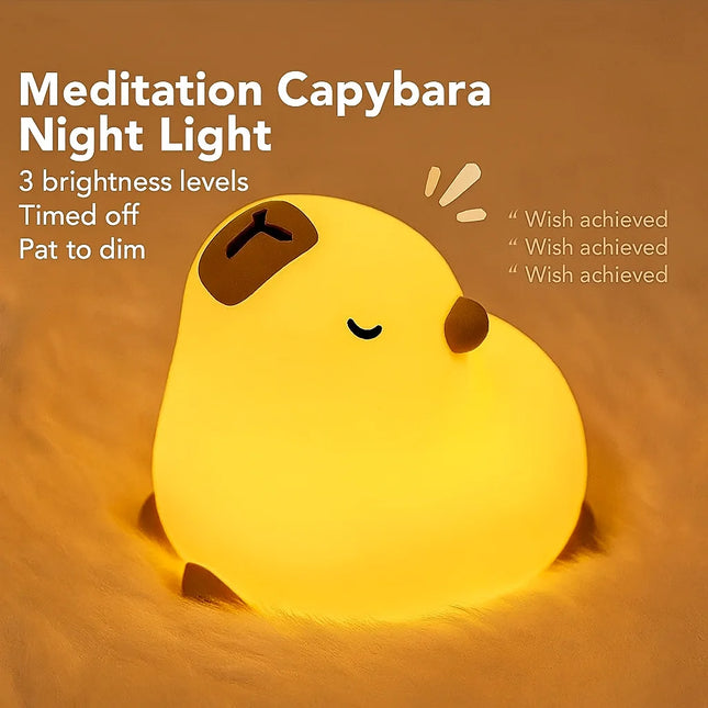 Capybara Lamp with Pals 